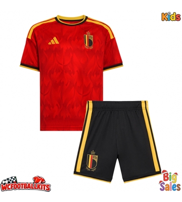 Belgium Replica Home Stadium Kit for Kids World Cup 2026 Short Sleeve (+ pants)